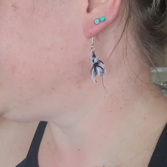 Hand Crafted Koi Fish Earrings - Picture 7 of 8